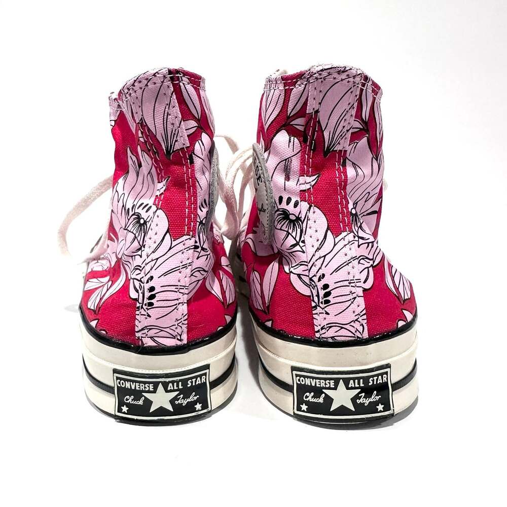 Converse Chuck Taylor All Star Vintage Cherry Blossom High Top Sneakers - Picture 4 of 8